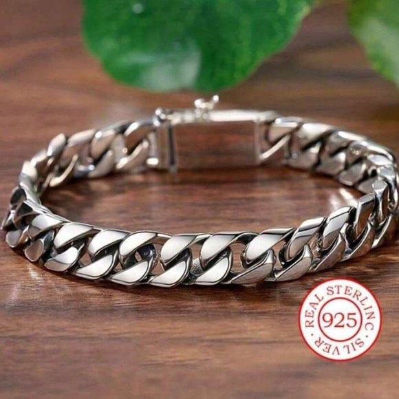 Sterling Silver Chain Bracelet - Picture 3 of 5
